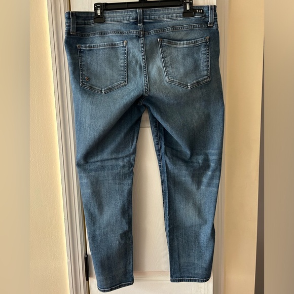 Two pair Kut from the Kloth Catherine Ankle Straight Leg Jeans. Sz. 14 - Picture 7 of 8